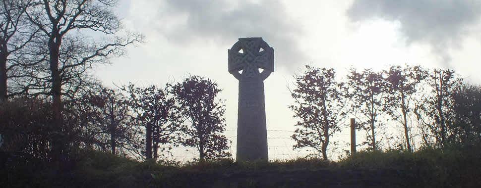 Celtic Cross in Landulph Parish, Cornwall